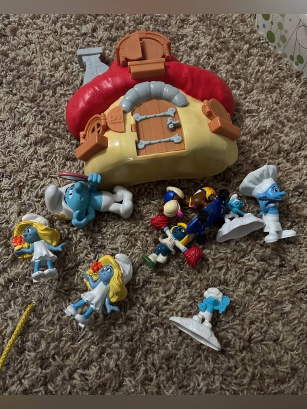 Smurfs The Lost Village Movie Mushroom House Playset